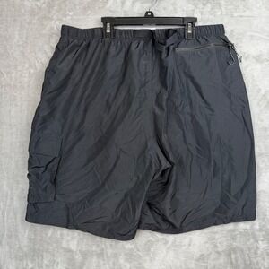 Nike Mens XXL Black Cargo Mesh Lined Trunks Volley Ball Shorts/Swim NESSB521